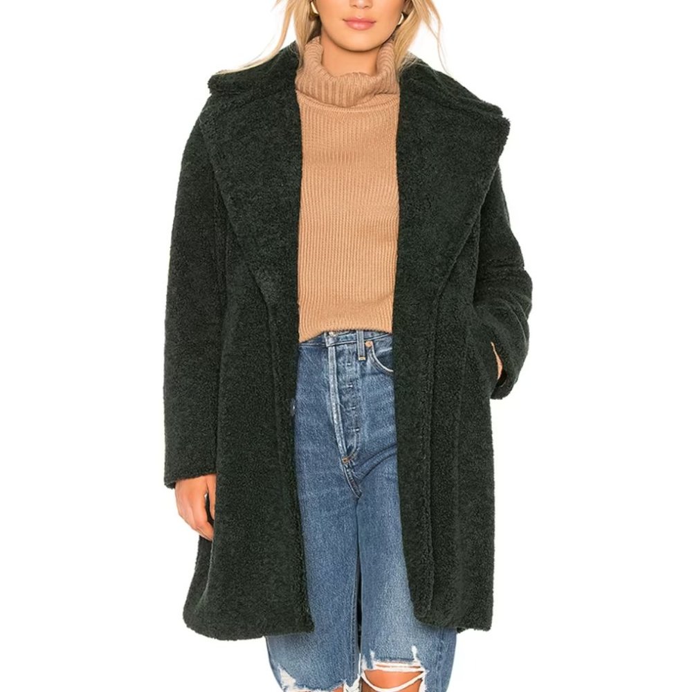 Jade Teddy Coat